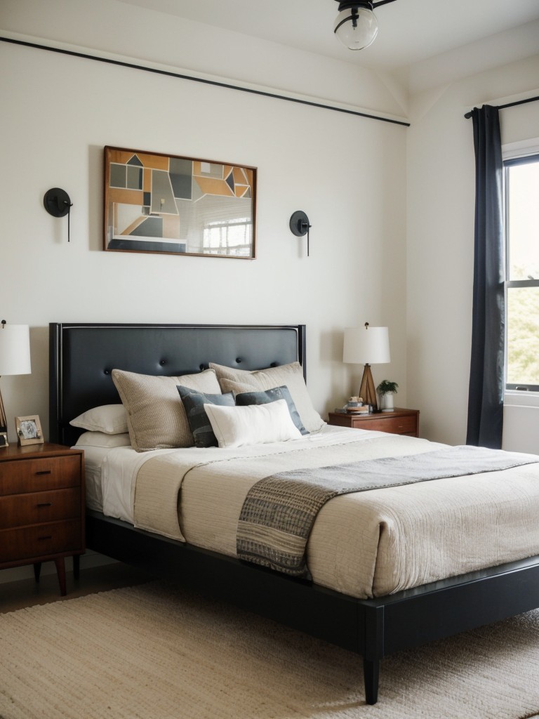 Apartment Style Guide: Create an Eclectic & Retro Bedroom with Mid-Century Modern Decor