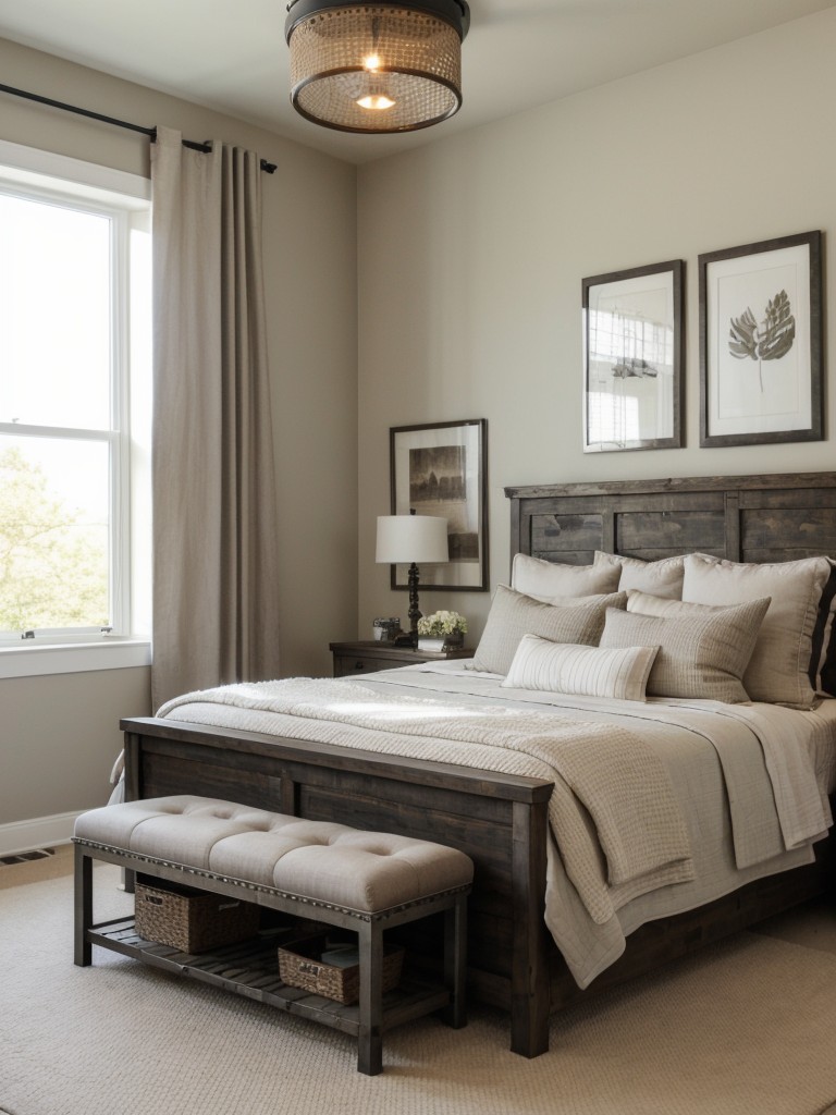 Blend Styles for a Cozy Apartment Bedroom