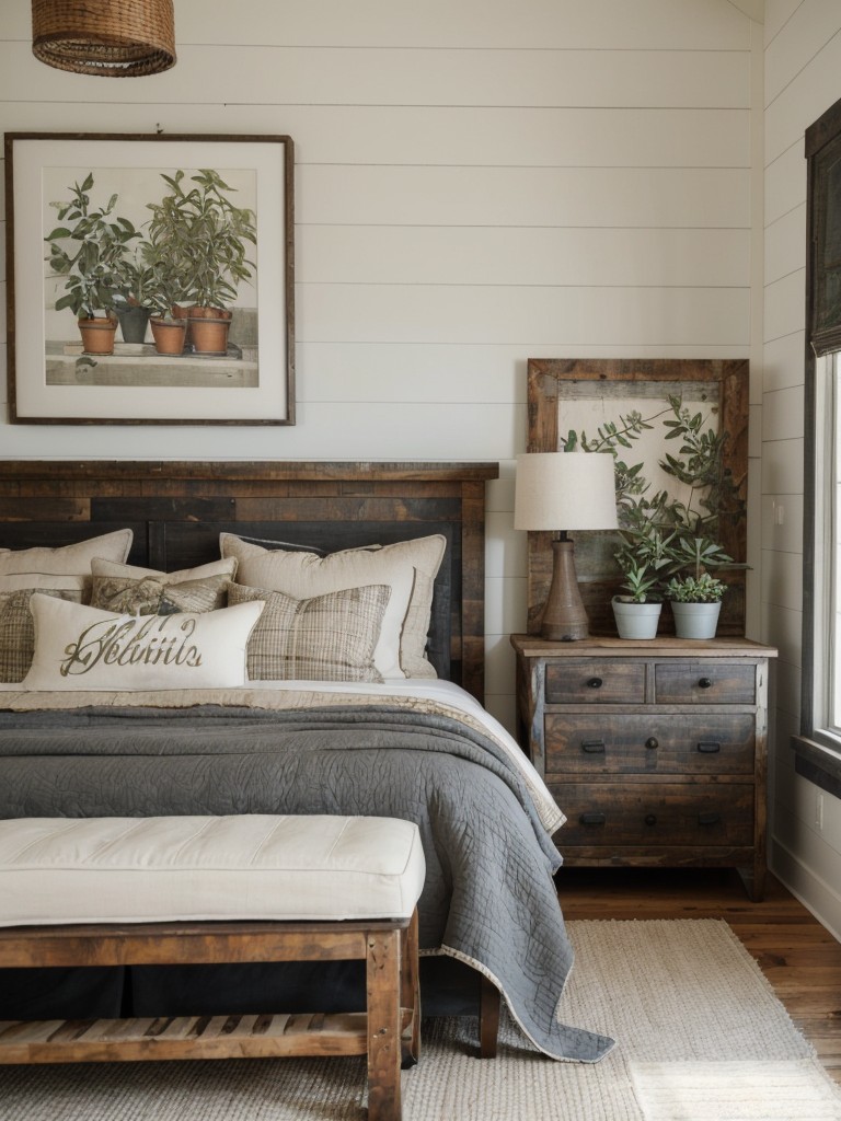 Rustic Industrial Bedroom: Achieve a Bold & Cozy Look.