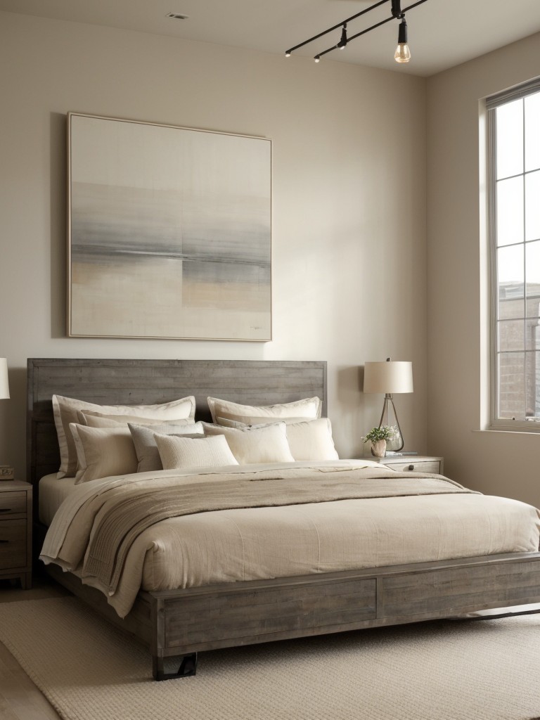 Artful Bedroom: Serene and Tranquil with Neutral Tones