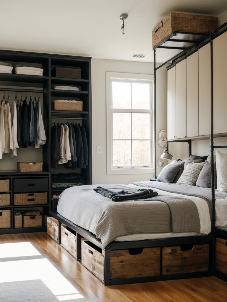 Maximize Apartment Storage: Artful Solutions for a Clutter-Free Bedroom