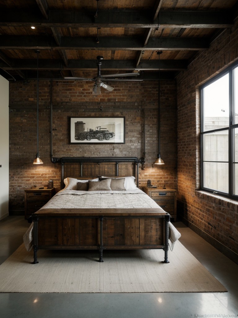 Vintage Vibe: Transform Your Apartment with Industrial-Inspired Bedroom Decor