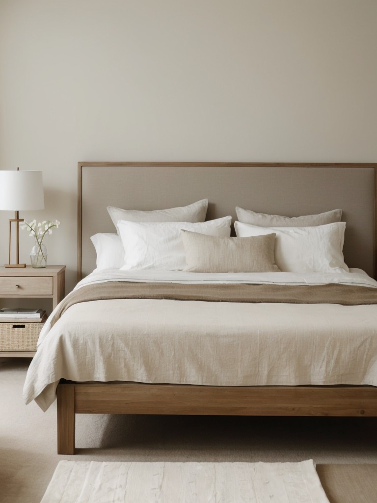 Simply Serene: Minimalist Apartment Bedroom