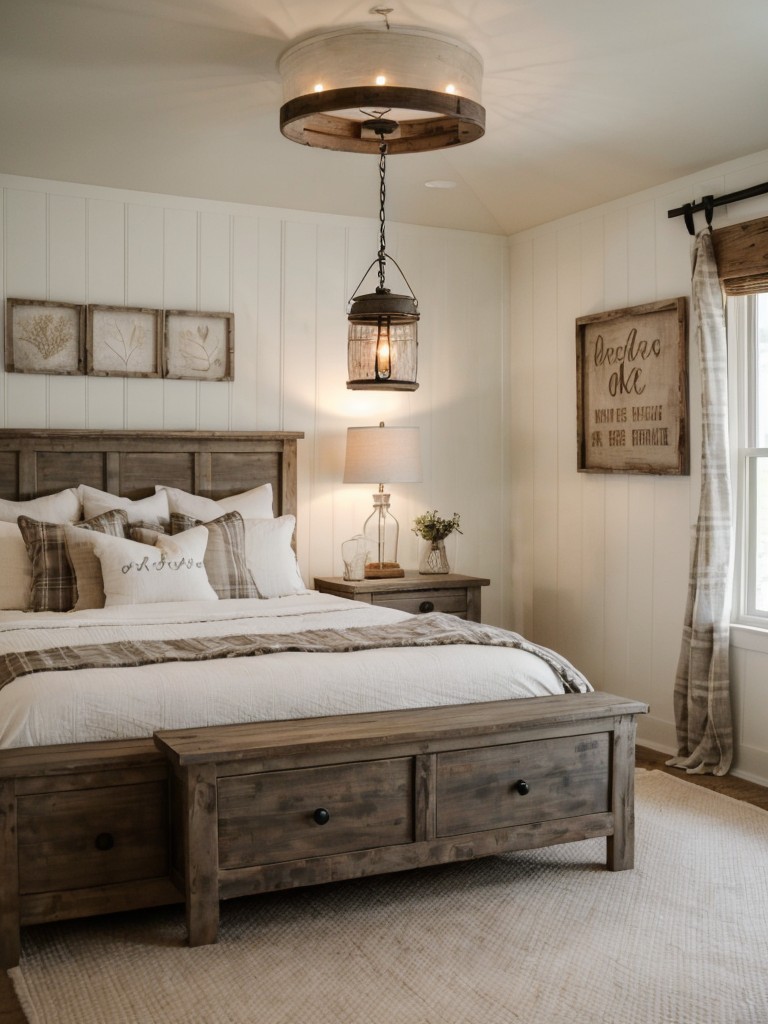 Cozy Farmhouse Style Bedroom: Embrace Rustic Charm