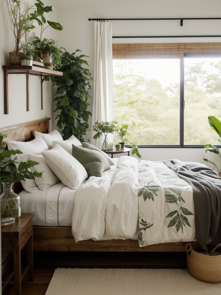 Serene & Botanical: Transform Your Bedroom Into a Nature-inspired Oasis!