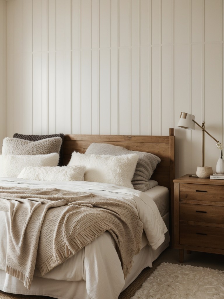 Minimalist Apartment Bedroom Inspo: Texture, Layers, & Style!