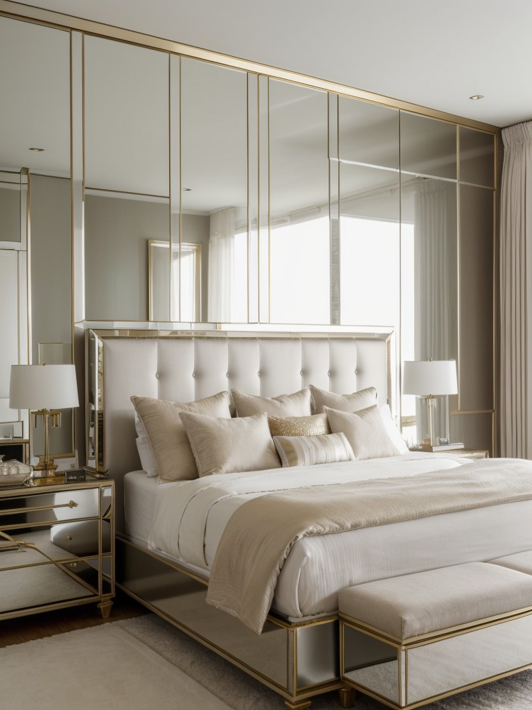 Chic & Glam: Metallic Accents for Stunning Apartment Bedrooms