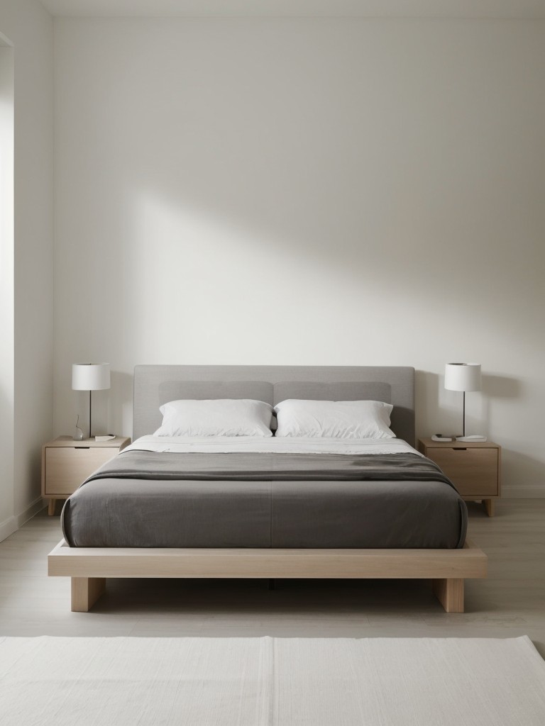 Tranquil Minimalist Bedroom: Embrace Simplicity for Dreamy Vibes