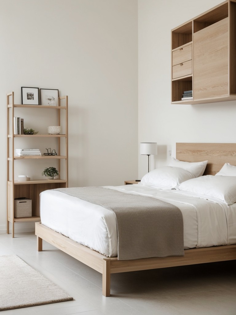 Clutter-free Bliss: Minimalist Apartment Bedroom Inspo