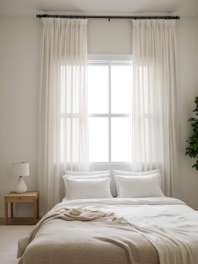 Create a Serene Sanctuary with Minimalist Bedroom Curtains