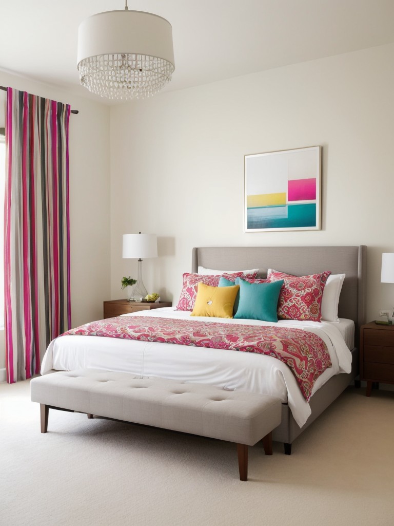 Vibrant Minimalism: Add Color and Energy to Your Apartment Bedroom