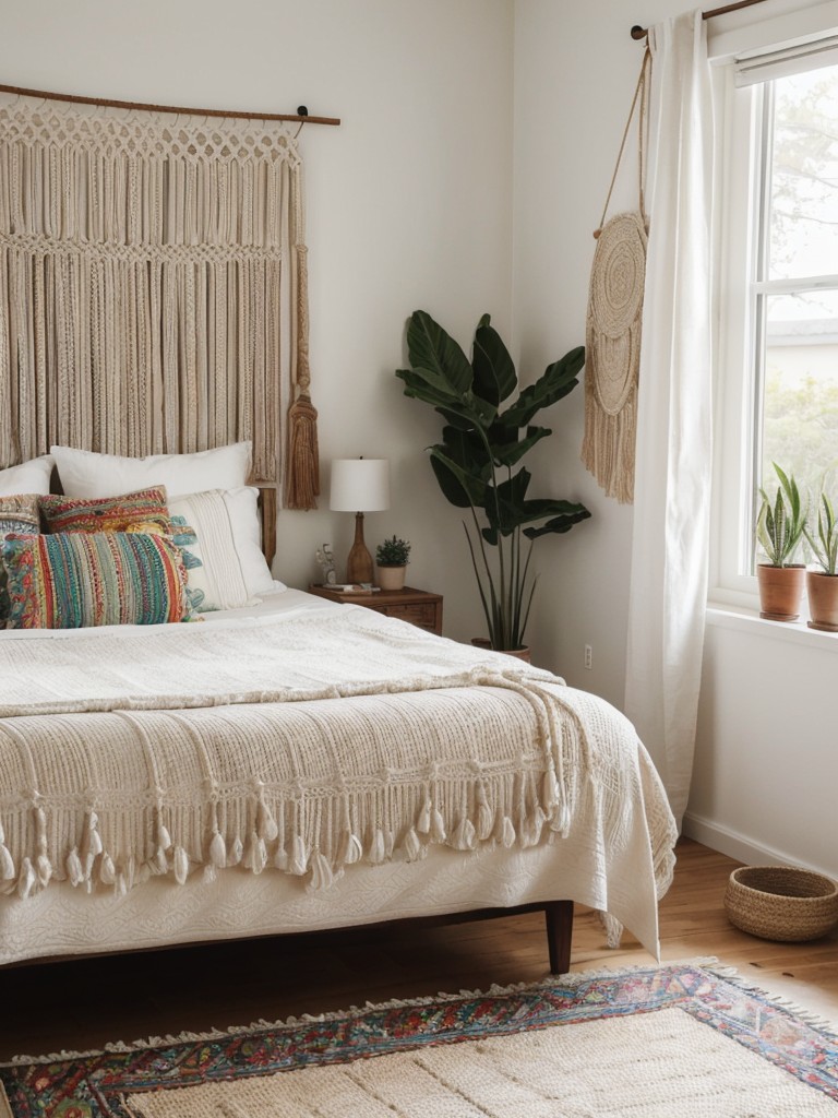 Artistic Boho Vibes: Transform Your Bedroom into a Stylish Haven!