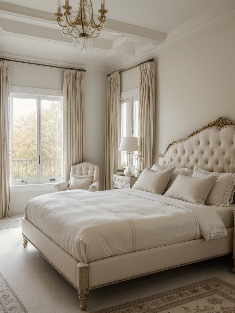 French-inspired Minimalist Bedroom: Romance meets Elegance!