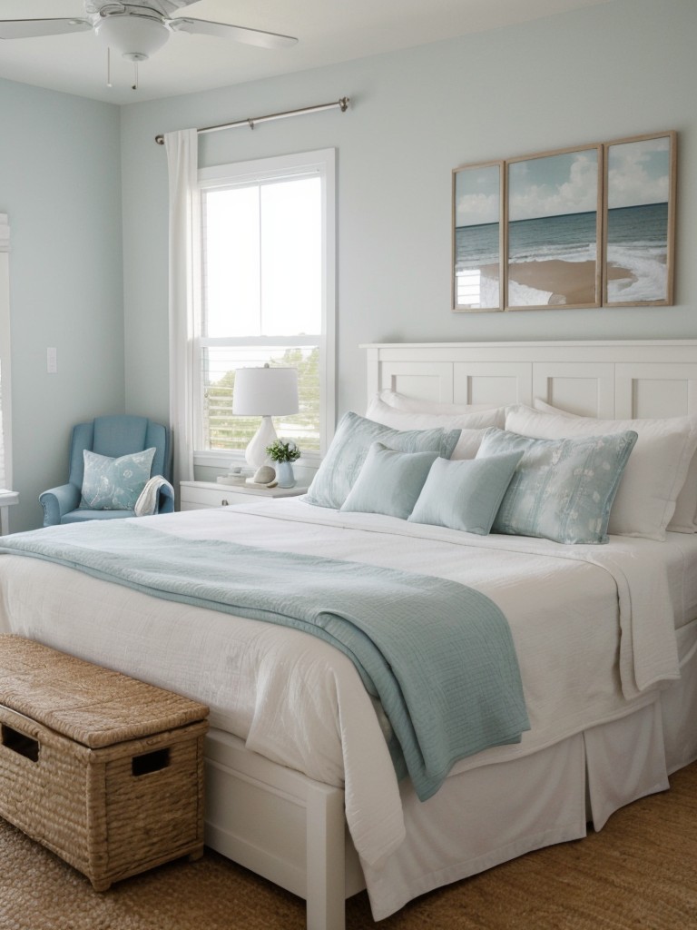 Coastal Chic: Transform Your Bedroom into a Serene Seaside Escape!