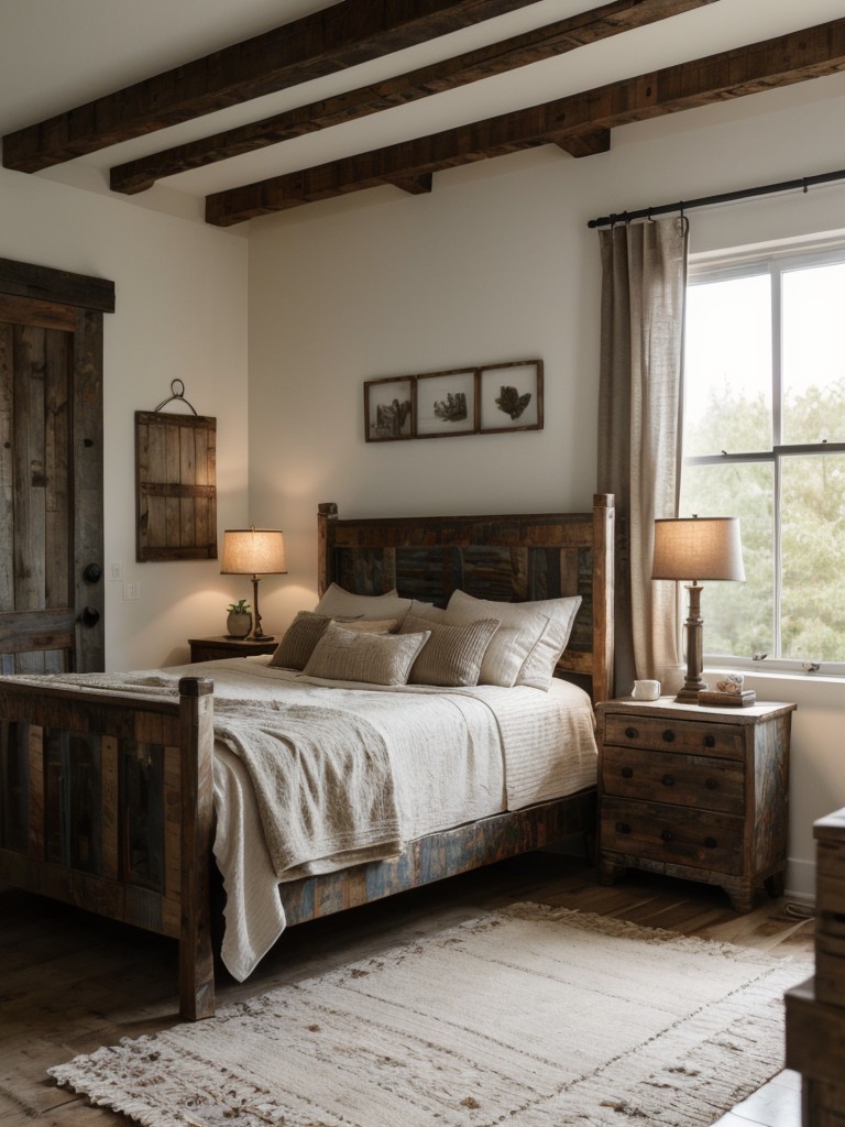 Rustic Charm: Create a Cozy Apartment with Distressed Wood Furniture