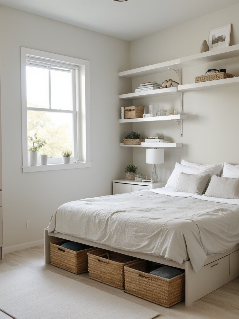 Apartment Bedroom Bliss: Minimalist Solutions for a Clutter-Free Space