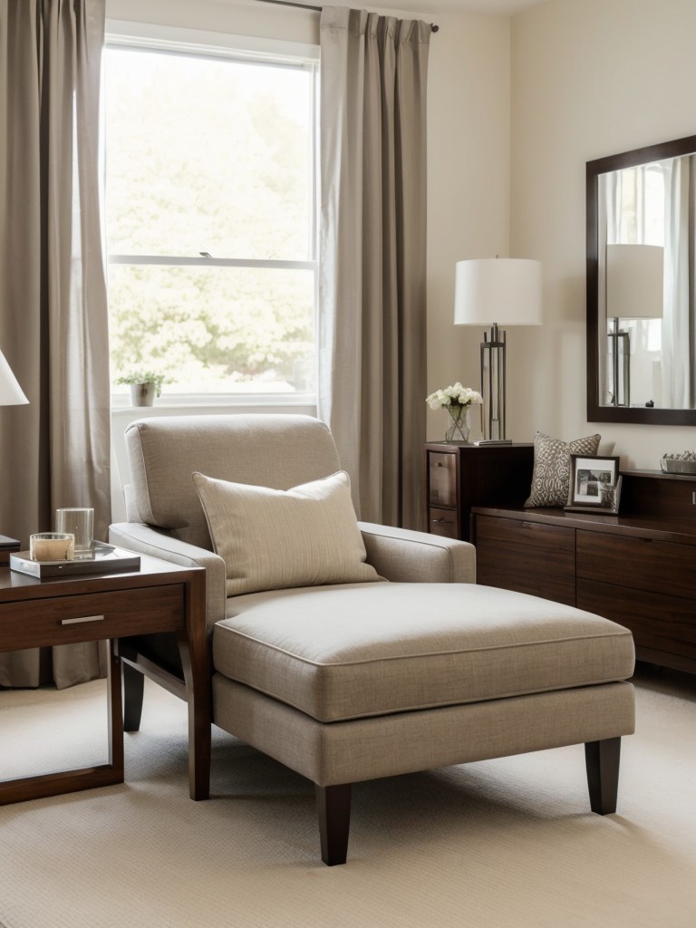 Create a Cozy Bedroom Reading Nook with a Stylish Seating Area