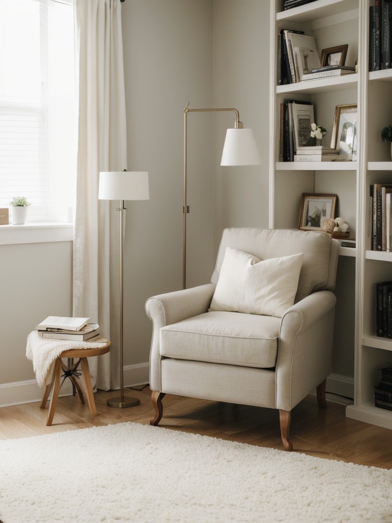 Cozy Minimalist Bedroom: Perfect Reading Nook Inspiration