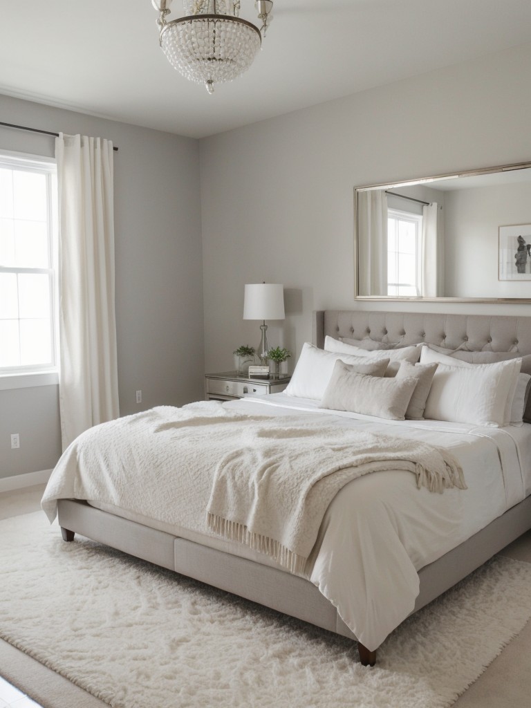 Chic Minimalist Bedroom Decor: Timeless Elegance for Your Apartment.