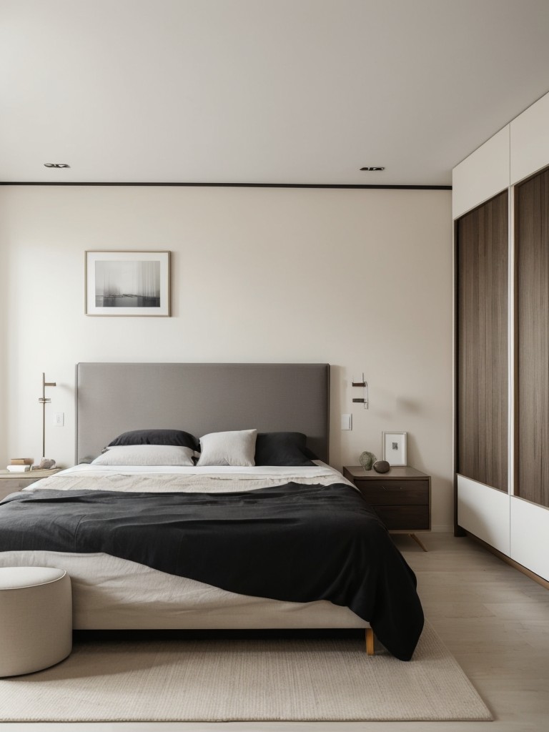 Stylish Apartment Makeover: Minimalist Bedroom Inspo