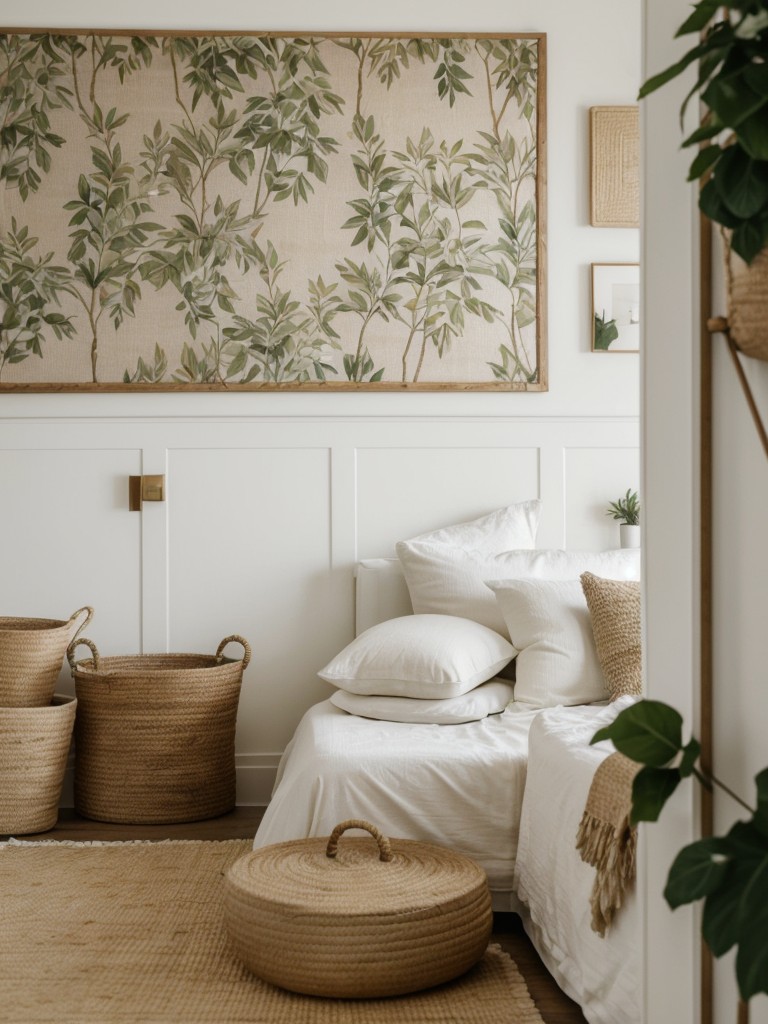 Nature-inspired Apartment Bliss: Minimalist Bedroom Decor Ideas