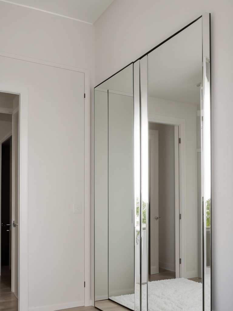 Mirror Magic: Transform Your Apartment with Elegant Simplicity!