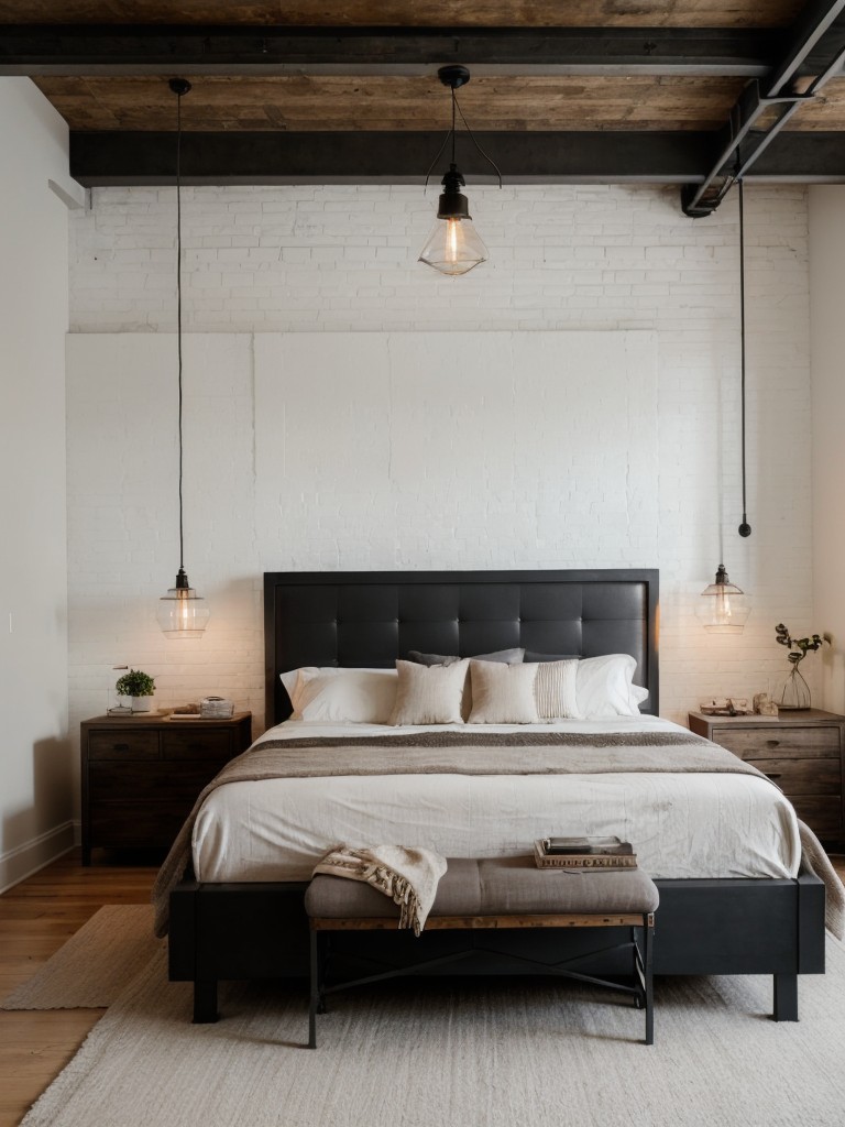 Urban Loft Vibes: Minimalist Apartment Bedroom Inspo