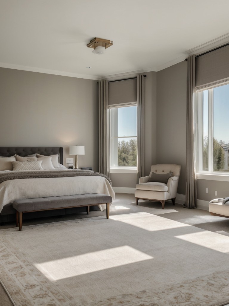 Luxury meets minimalism: Transform your apartment with a dreamy bedroom décor.