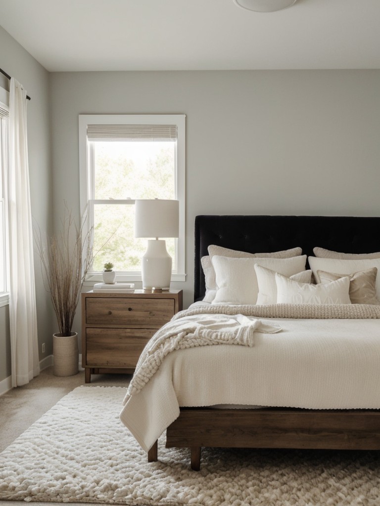 Textured Tranquility: How to Create a Cozy Minimalist Bedroom