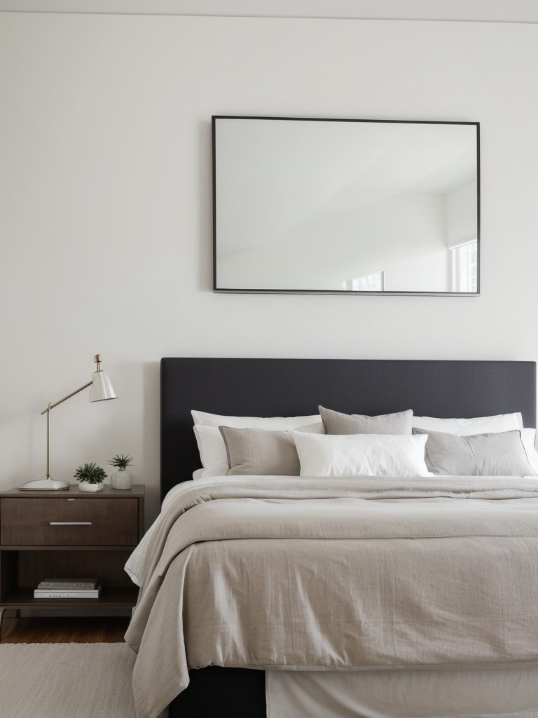 Minimalist Bedroom bliss: Transform your apartment into a serene sanctuary with stylish furniture.