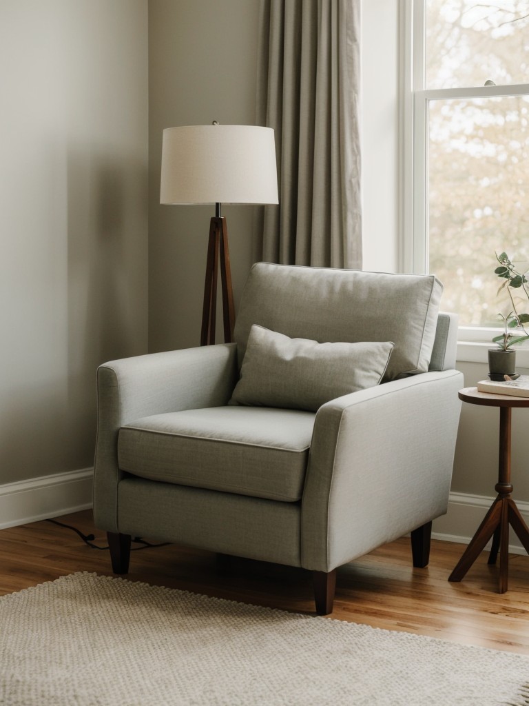 Cozy Reading Nook in Modern Bedroom Decor