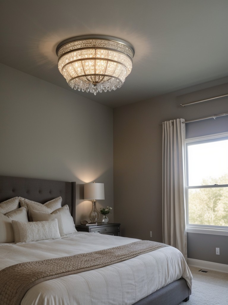 Create Serene Vibes: Elevate Your Apartment Bedroom with a Statement Ceiling!