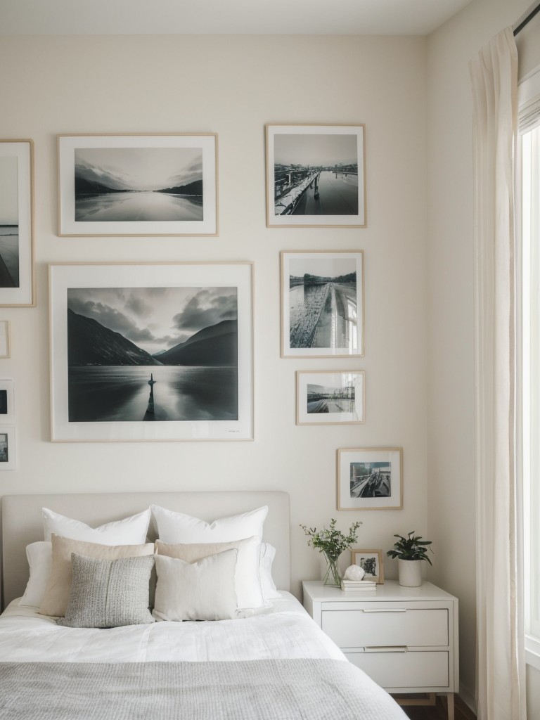 Minimalist Bedroom Makeover: Personalize with a Gallery Wall!