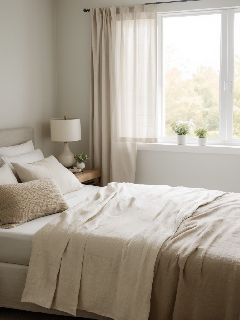 Minimalist Bedroom Retreat: Uncluttered Style in Neutral Tones