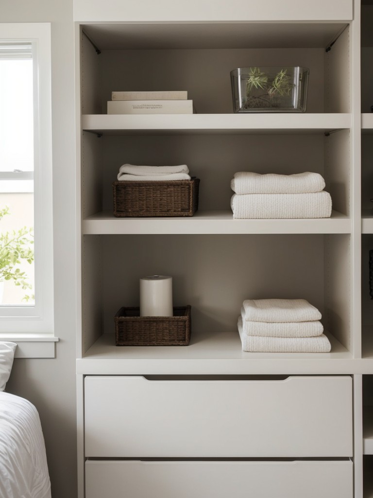 Minimalist Bedroom: Maximize Space with Smart Storage Solutions.