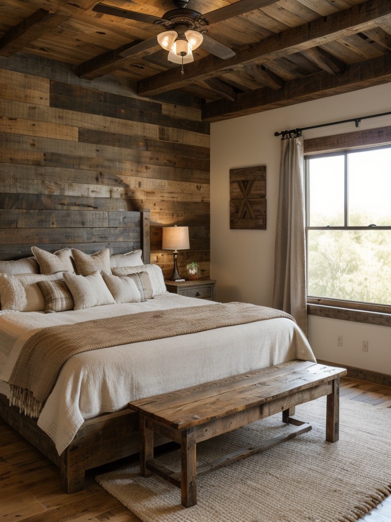 Rustic Charm: Transform Your Bedroom with Reclaimed Wood