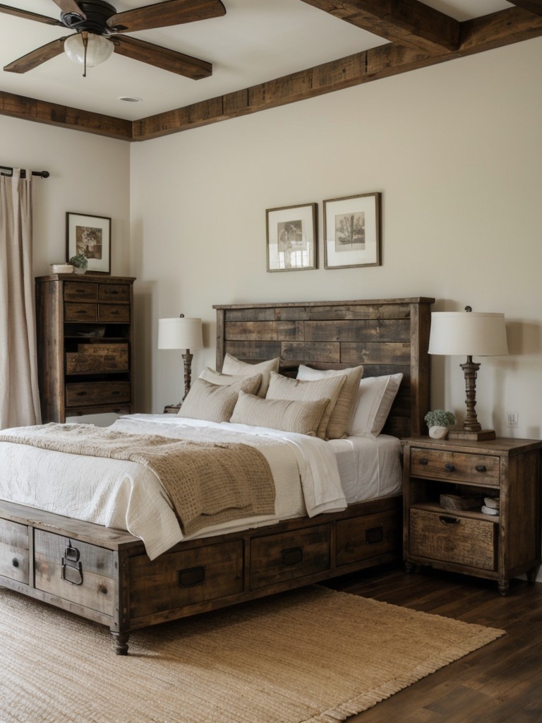 Rustic-inspired Apartment Bliss: Cozy & Chic Bedroom Ideas!