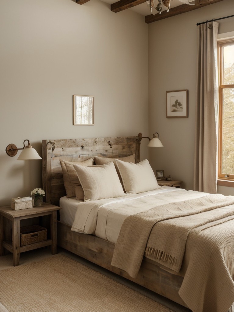 Rustic Bedroom: Cozy & Chic Apartment Vibes