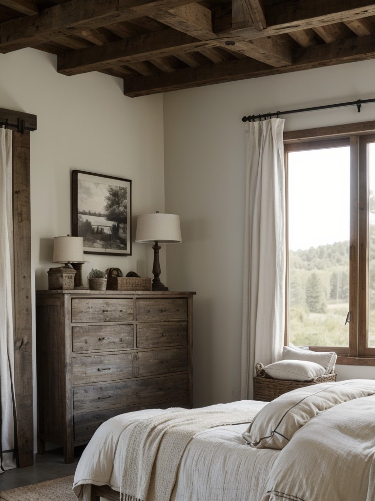 Vintage-Inspired Rustic Bedroom Decor