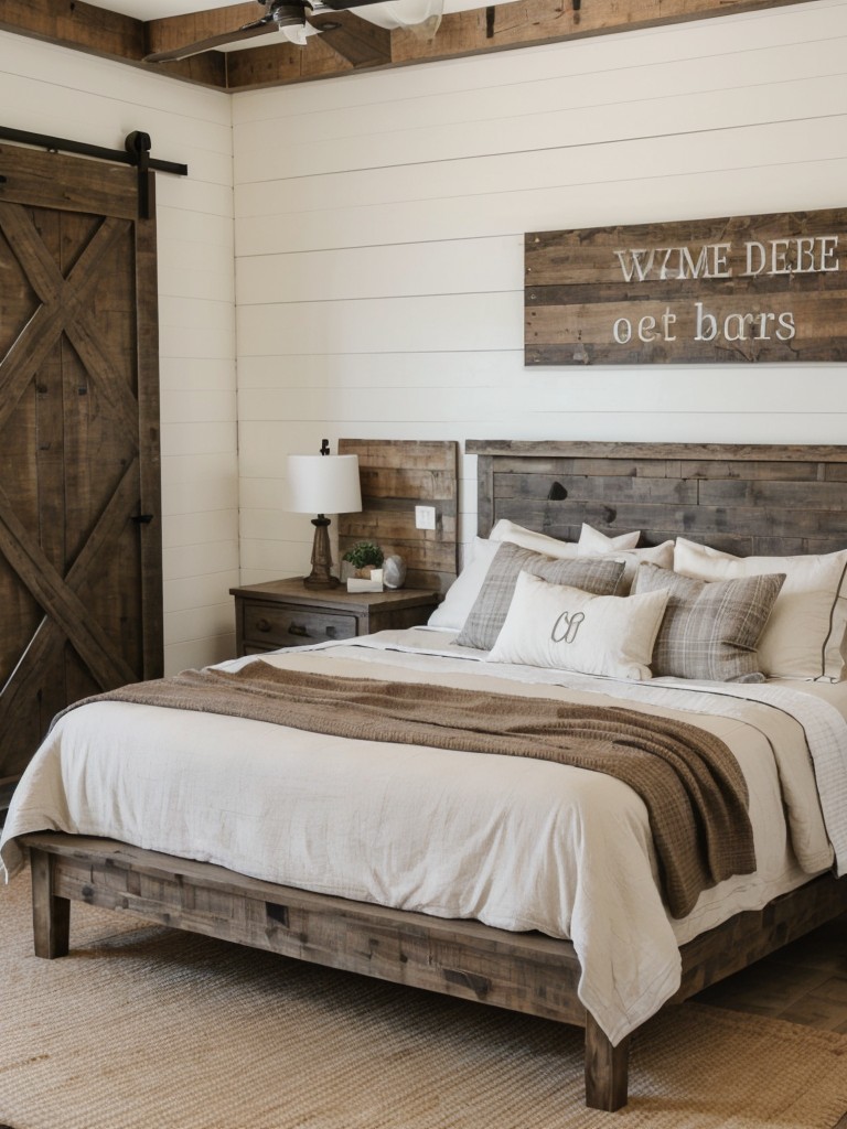 Rustic Farmhouse Vibes for Your Bedroom!