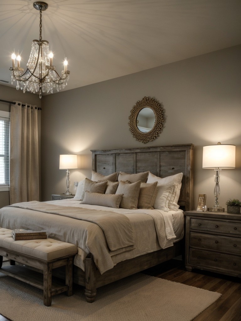 Glam up your bedroom with rustic chic vibes! ?