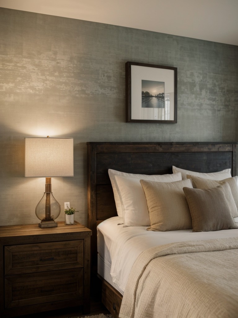 Rustic Bedroom Bliss: Transform Your Space with a Stunning Statement Wall