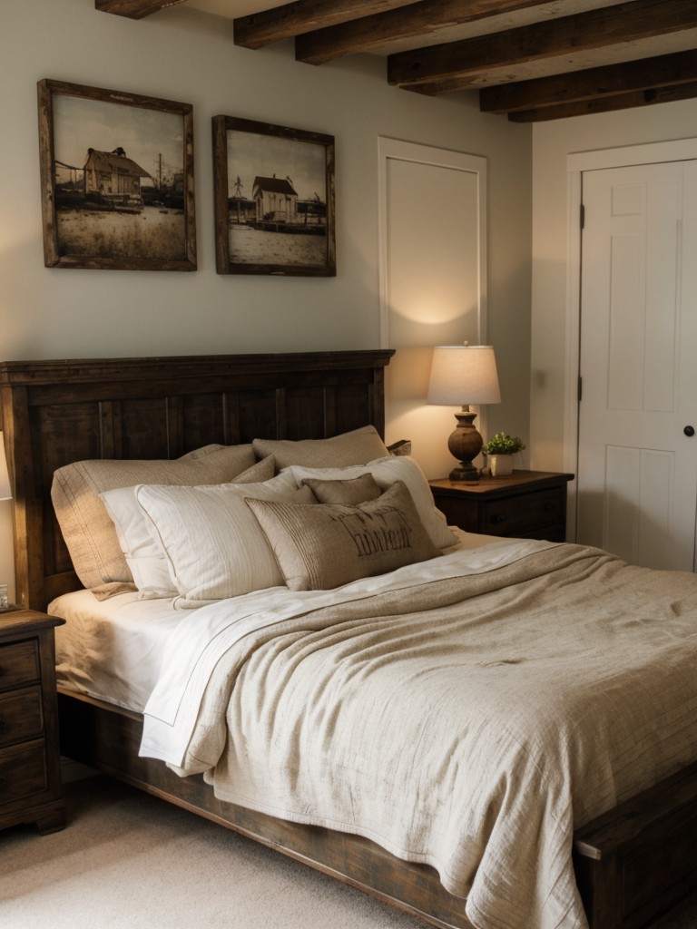 Cozy Vintage Vibes: Rustic Bedroom Retreat