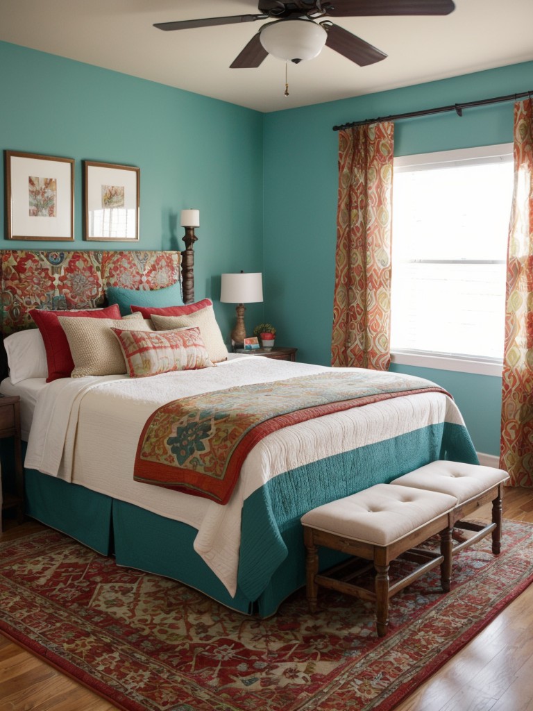 Colorful Accents: Adding Vibrance to Your Apartment Bedroom