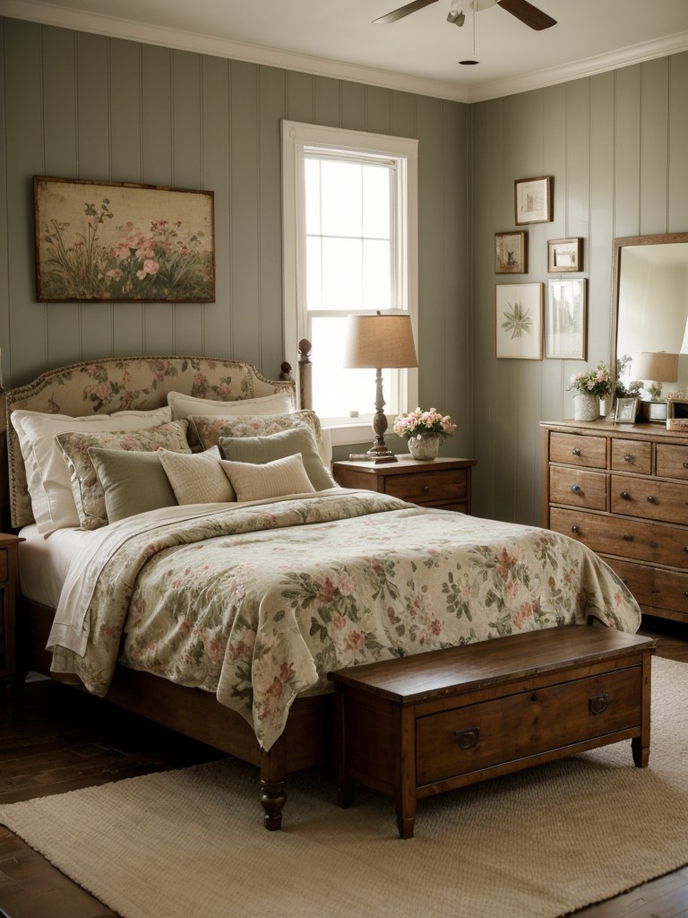 Rustic Vintage Vibes: Stunning Ideas for Your Apartment Bedroom.