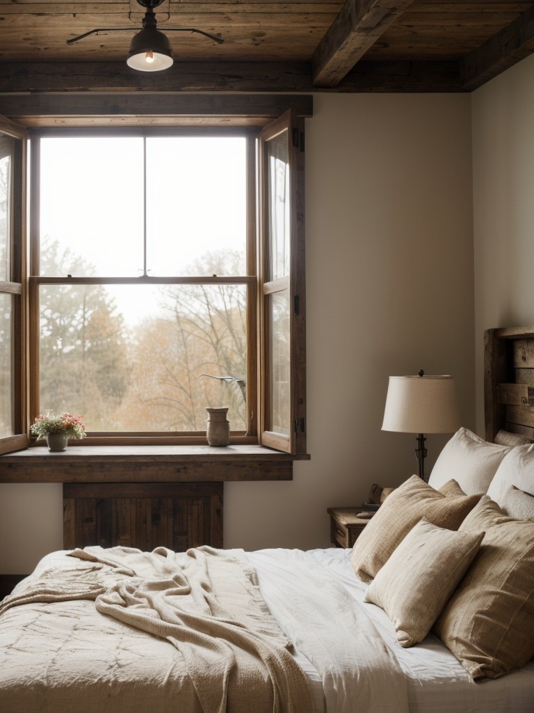 Rustic Bedroom Bliss: Let Natural Light Shine!