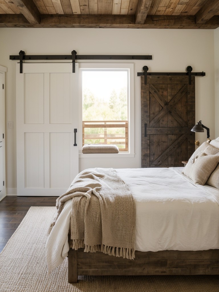 Charming Rustic Bedroom Decor: Modern Farmhouse Retreat