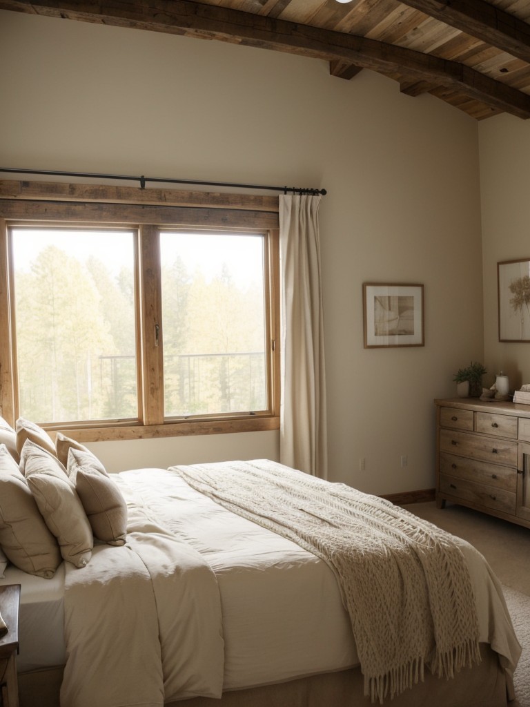 Cozy Apartment Bedroom Inspiration. Discover rustic charm with warm earth tones and soft neutrals.