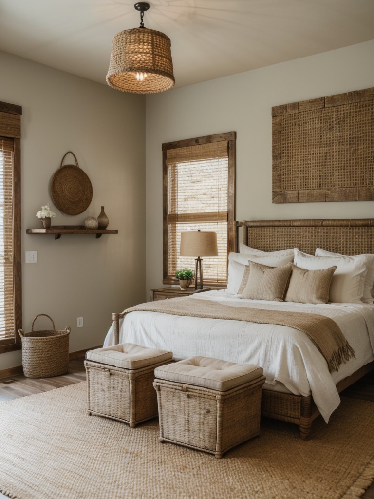 Create a Rustic Bedroom Oasis with Woven Accents!