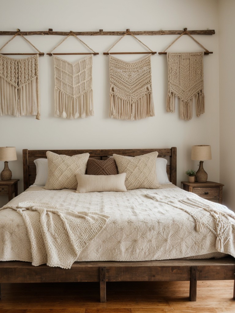 Cozy up your apartment with rustic bedroom decor!